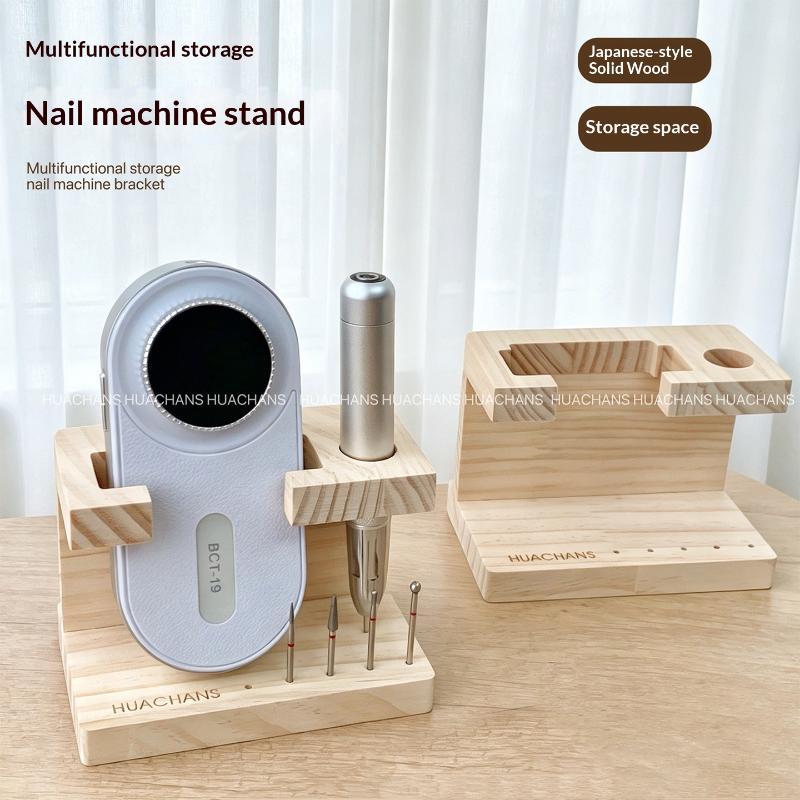 Power Tools Holder - Portable Wooden Nail Drill Bits Holder