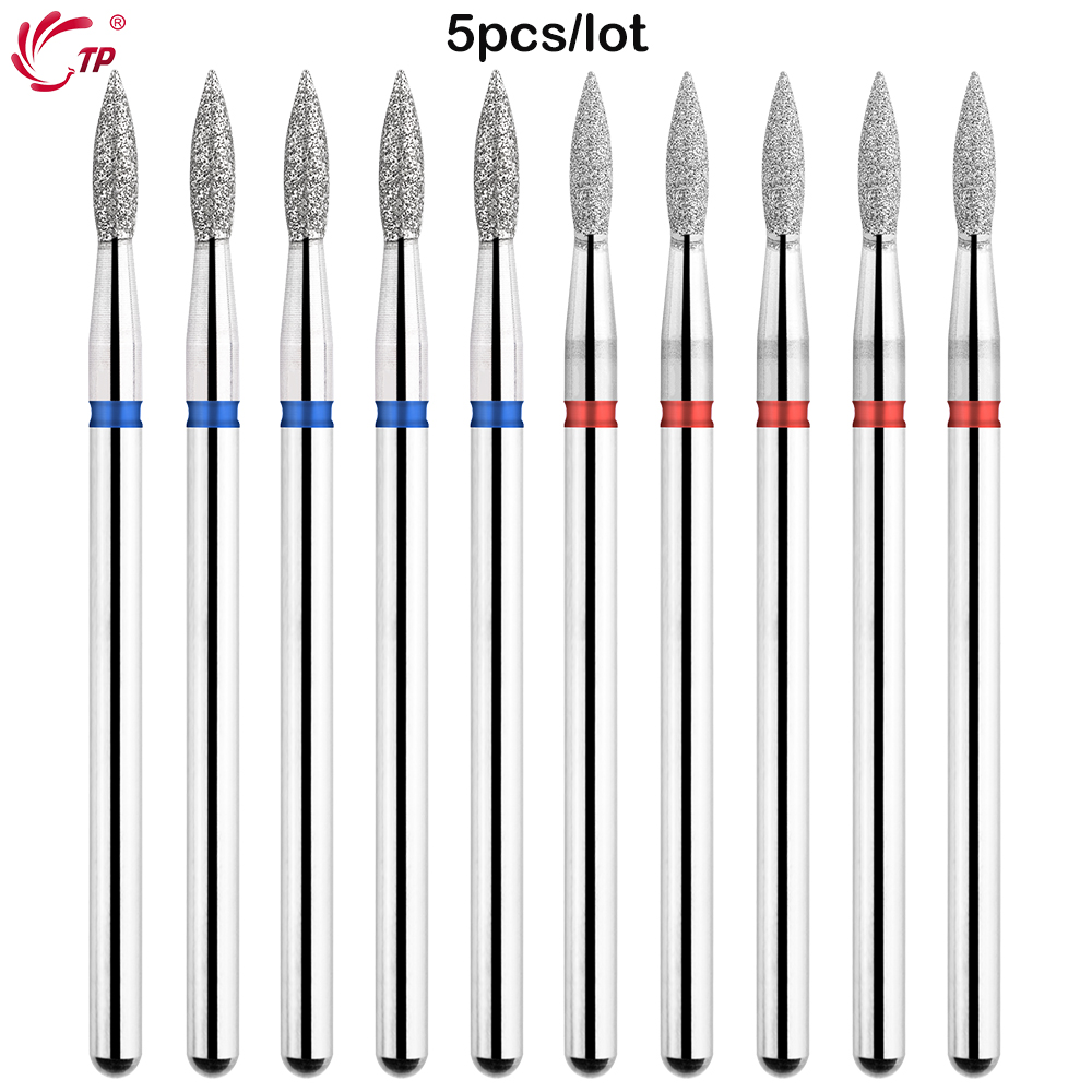 Power Tools On Sale - TP 5pcs/lot Flame Nail Bits 3/32''