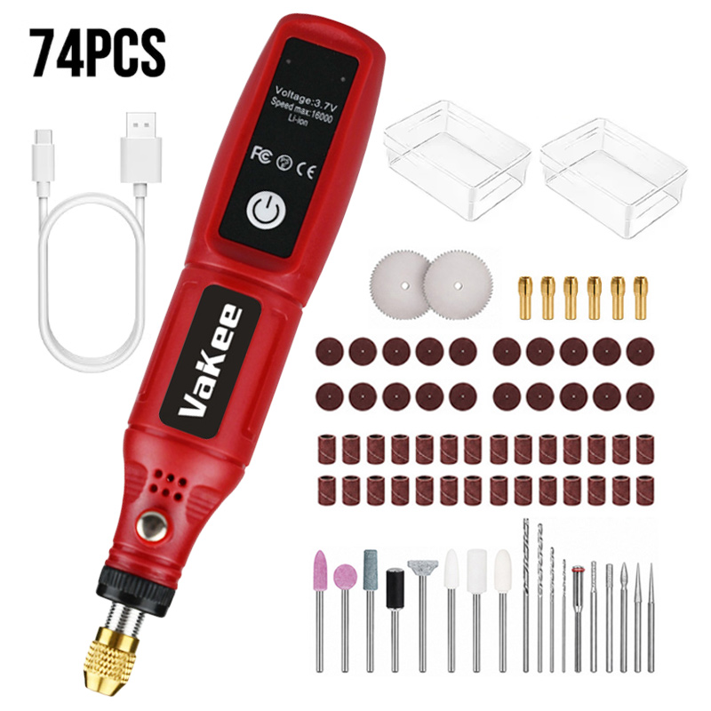 Power Tools Workshop - Vakee Cordless Rotary Tool 15CM Mini