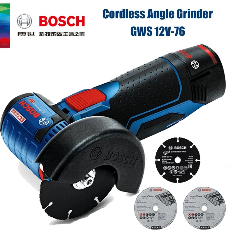 Power Tools Bosch - Bosch GWS 12V-76 Professional 12V Cordless