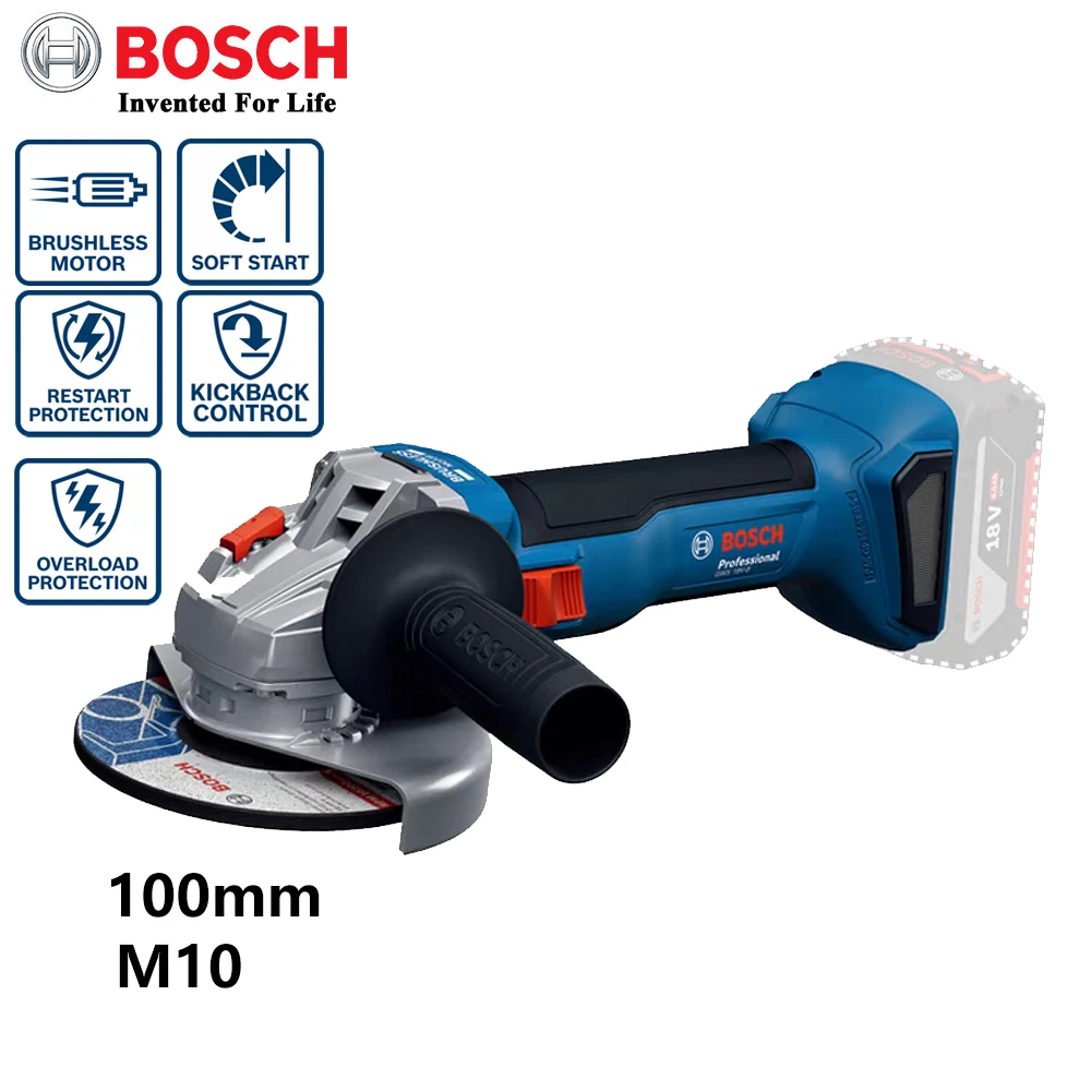 Power Tools Bosch - Bosch GWS 18V-8 Professional 18V Cordless