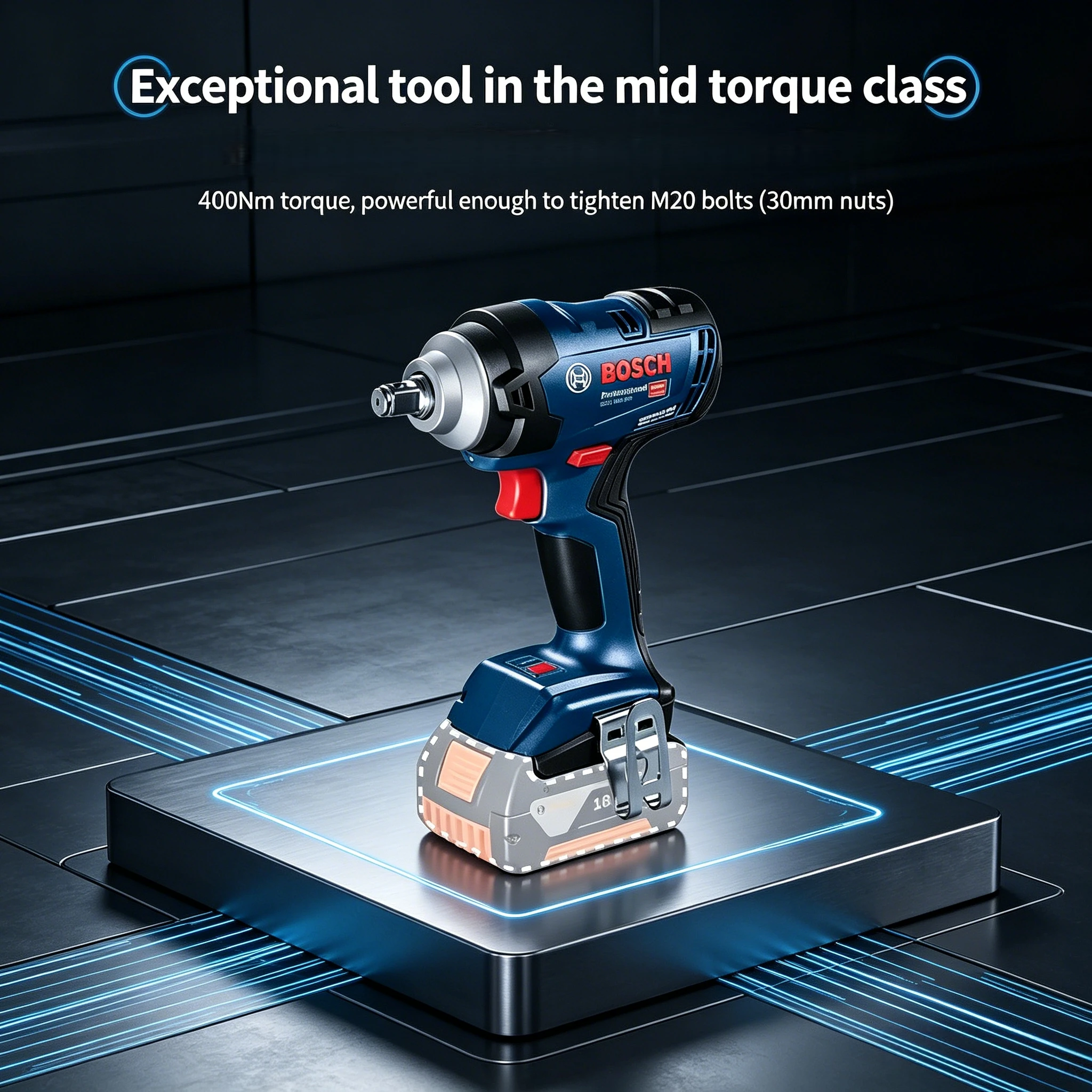 ‌Bosch GDS 18V-400 18V Brushle - Power Tools Bosch ulasan dan harga