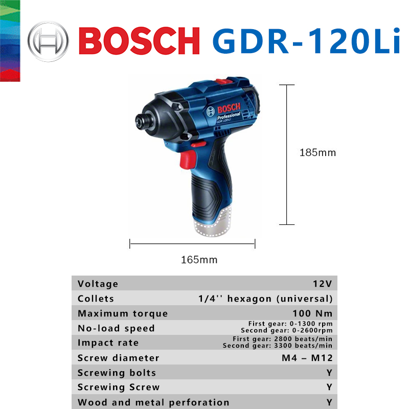 Bosch Original GDR 120-LI Rech - Power Tools Bosch ulasan dan harga