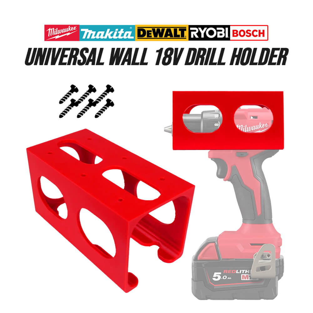 Universal 18V Drill Wall Mount - Power Tools Holder ulasan dan harga