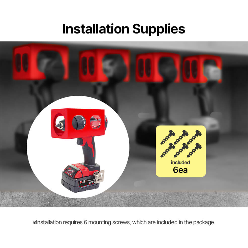 Universal 18V Drill Wall Mount - Power Tools Holder ulasan dan harga