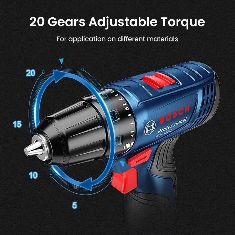 Bosch GSR120-LI Electric Drill - Power Tools Impact ulasan dan harga
