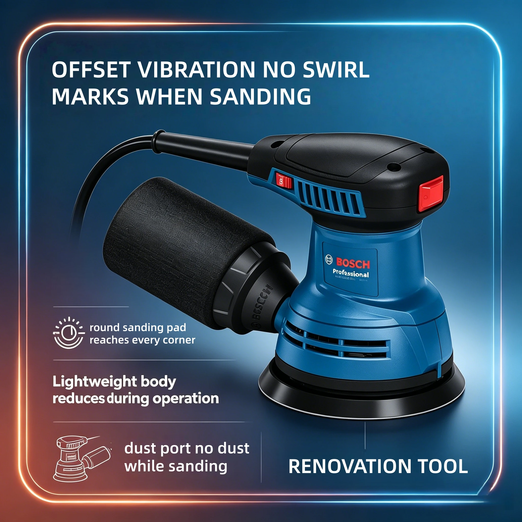 Bosch GEX125 280W Power Orbita - Power Tools Bosch ulasan dan harga