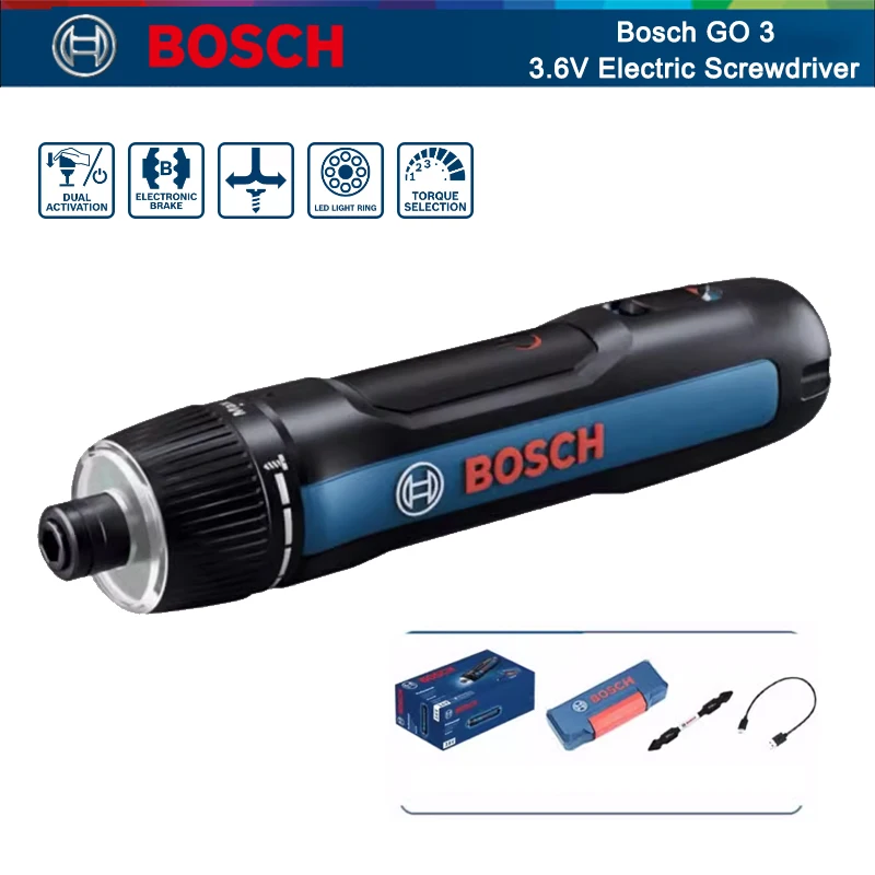BOSCH Go 3 Electric Screwdrive - Power Tools Hand Tools ulasan dan harga
