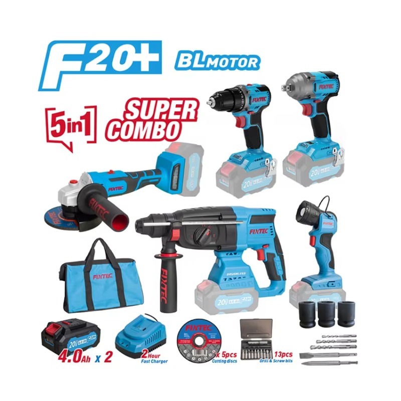 Power Tool Set 20V Cordless Br - Combo Power Tools ulasan dan harga