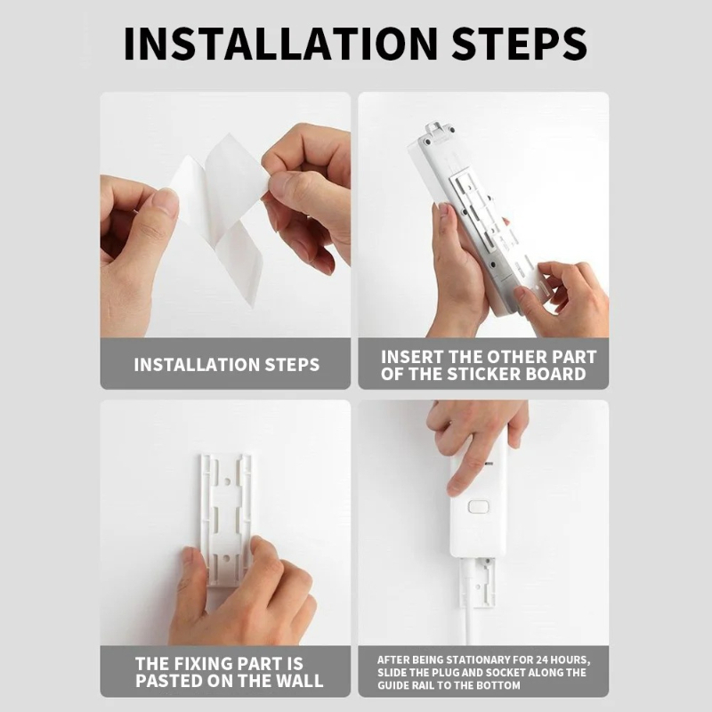 Self-Adhesive Power Socket Str - Power Tools Holder ulasan dan harga