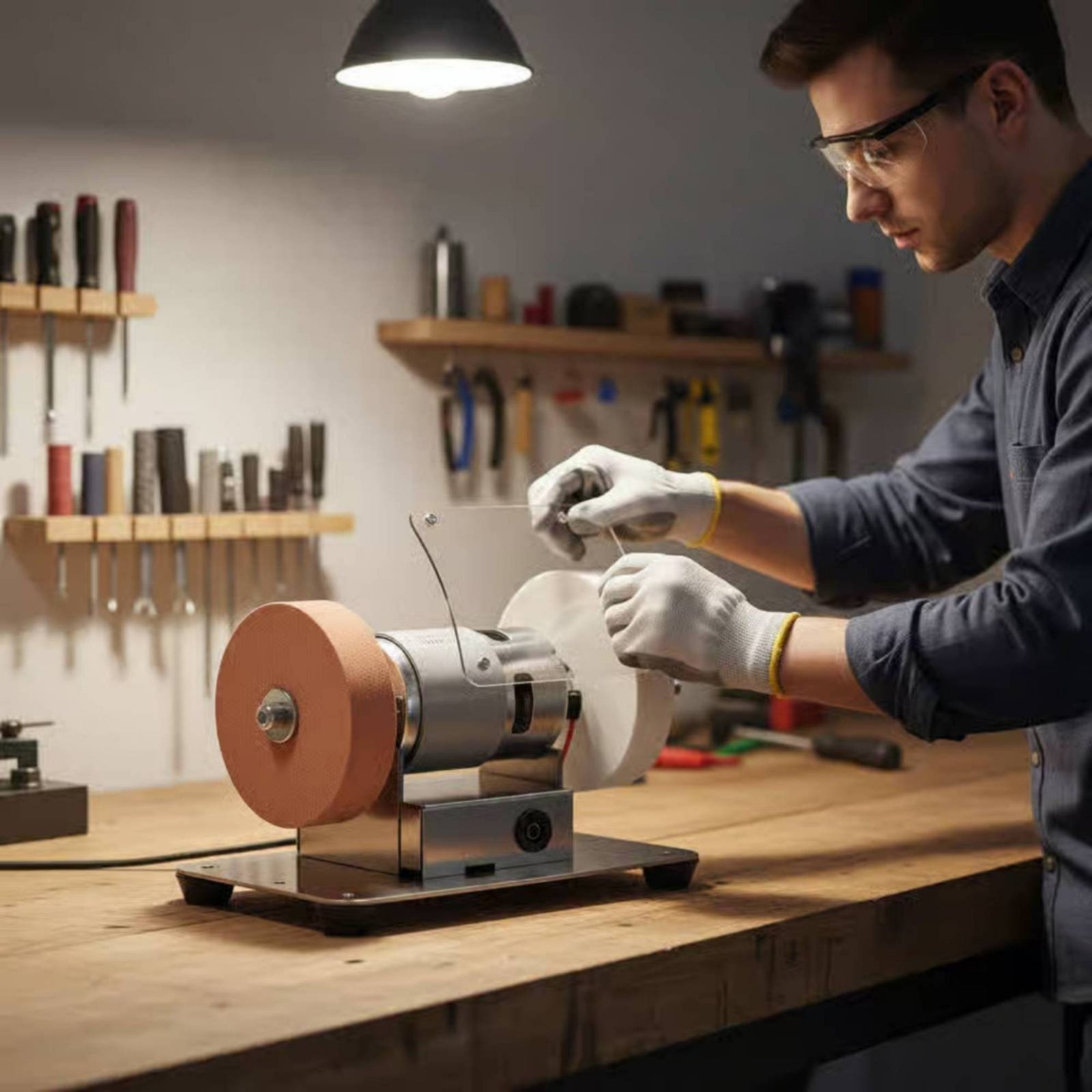 Mini Bench Grinder Multifuncti - Power Tools Workshop ulasan dan harga