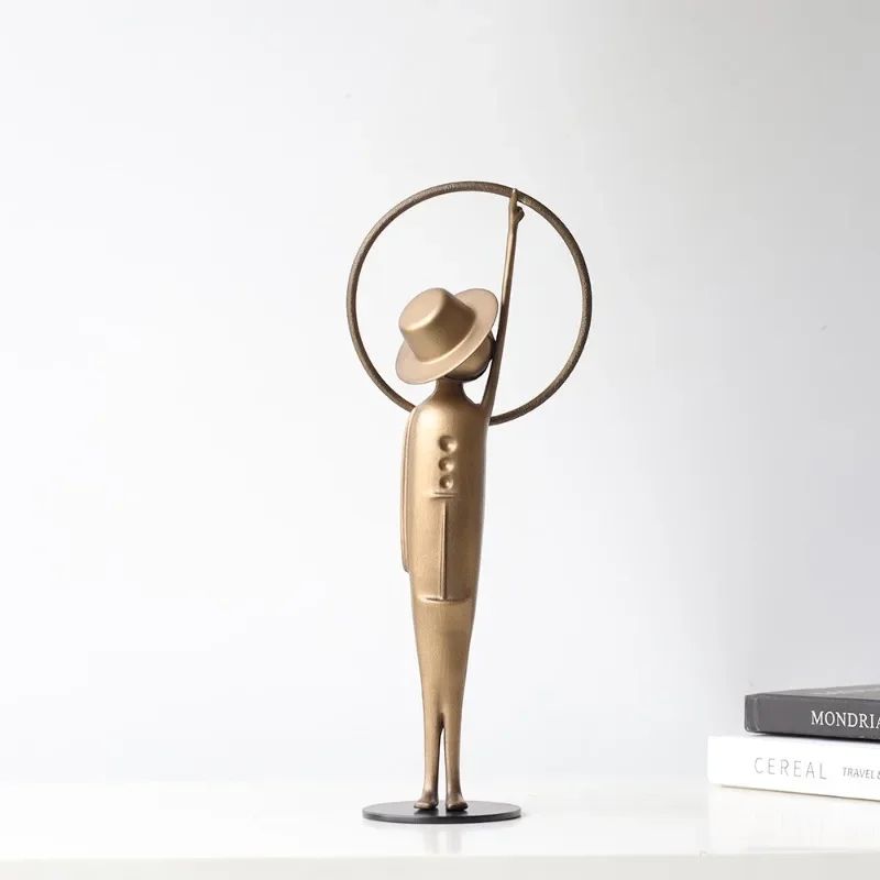 Cast iron figure small sculptu - Power Tools Exhibition ulasan dan harga