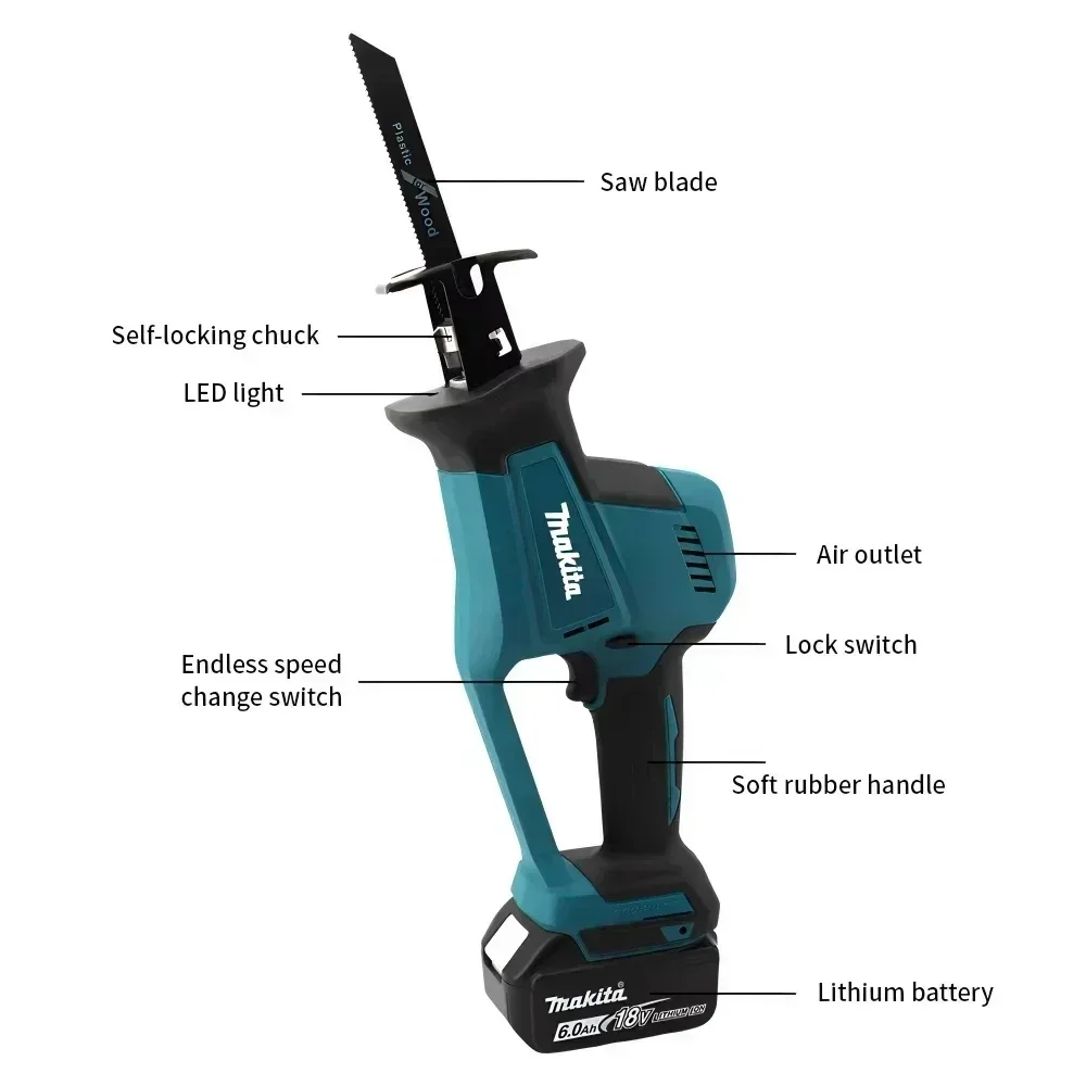 Makita DJR189 18V Cordless Ele - Reciprocating Saw Cordless ulasan dan harga