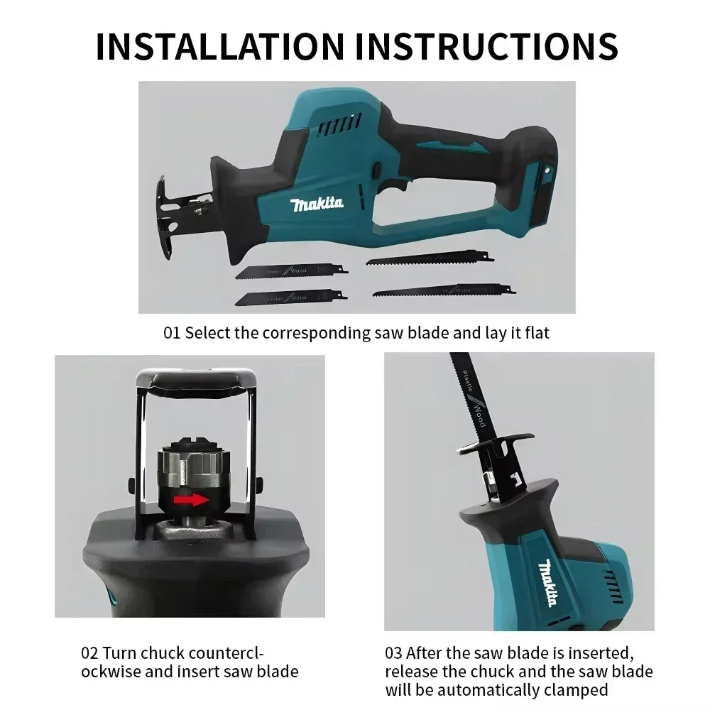 Makita DJR189 18V Cordless Ele - Reciprocating Saw Cordless ulasan dan harga