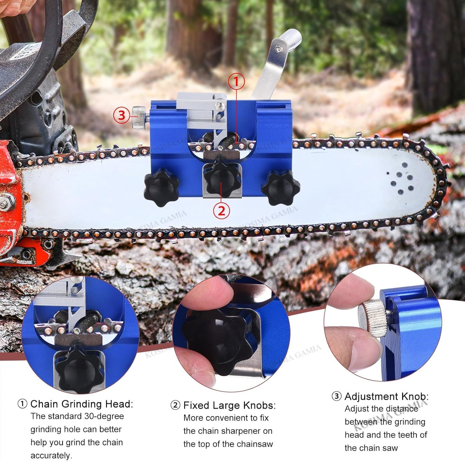 Portable Manual Chain Saw Blad - Power Tools Jigsaw ulasan dan harga