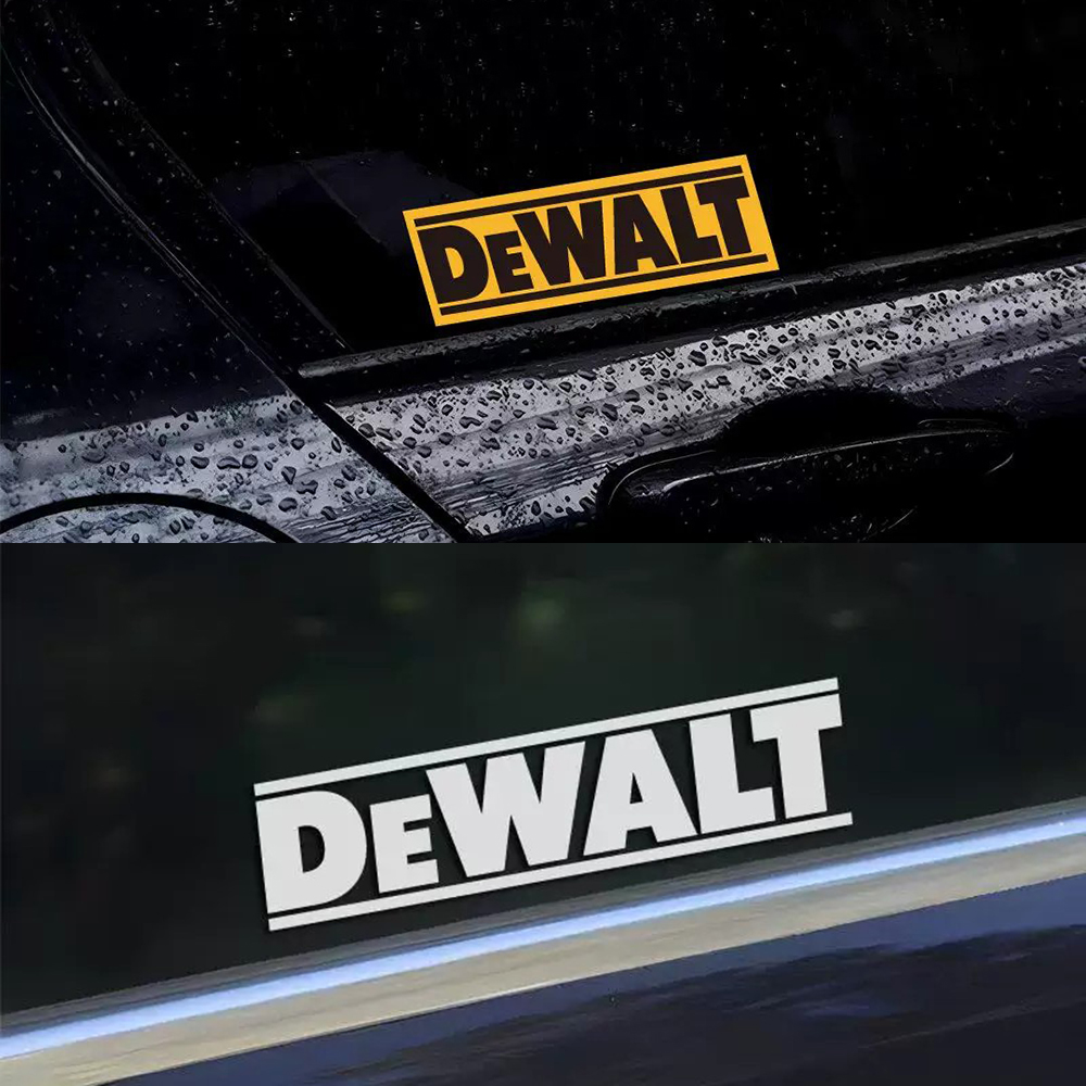Reflective DEWALT Logo Sticker - Power Tools Logo ulasan dan harga