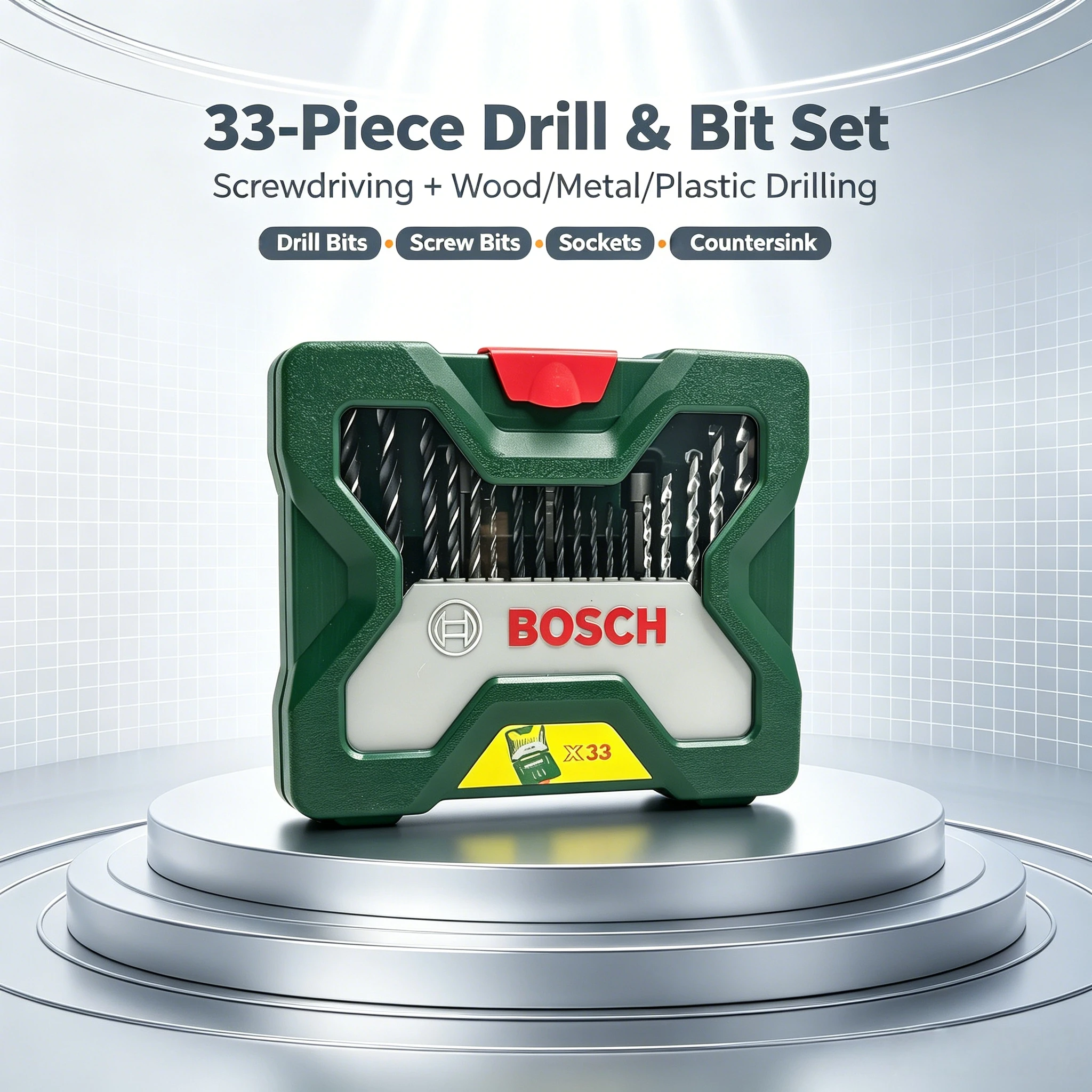 BOSCH Bits x33 Impact Drills T - Power Tools Impact ulasan dan harga