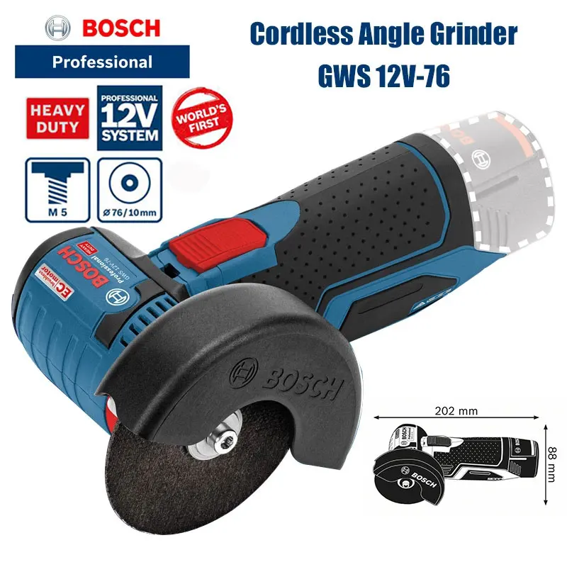 Bosch  GWS 12V-76 Professional - Power Tools Bosch ulasan dan harga