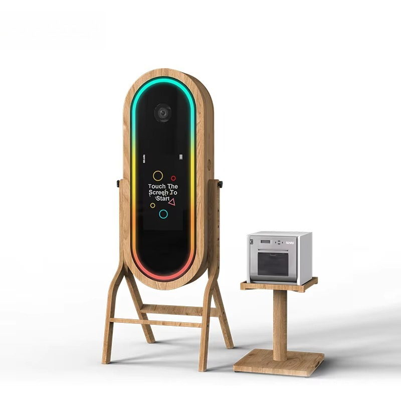 Touch Screen Wooden Magic Mirr - Power Tools Exhibition ulasan dan harga
