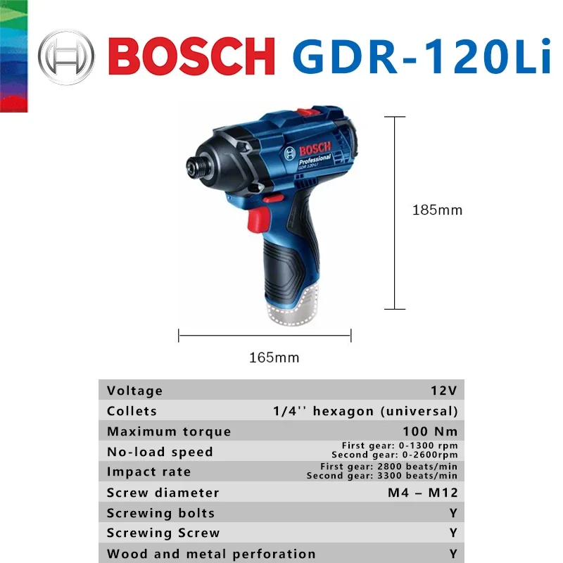Bosch Original GDR 120-LI Rech - Power Tools Bosch ulasan dan harga