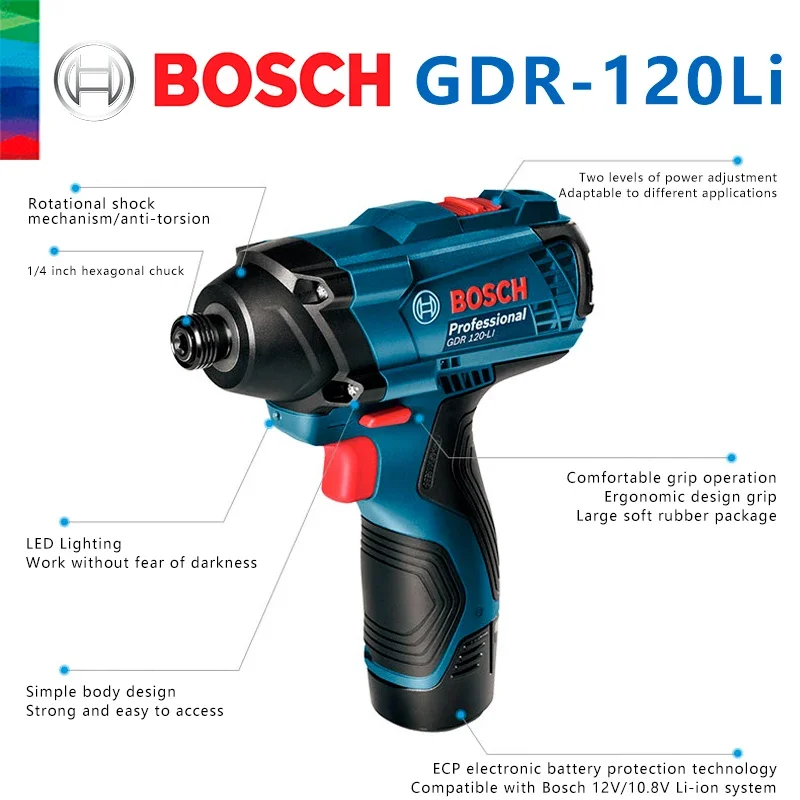 Bosch Original GDR 120-LI Rech - Power Tools Bosch ulasan dan harga