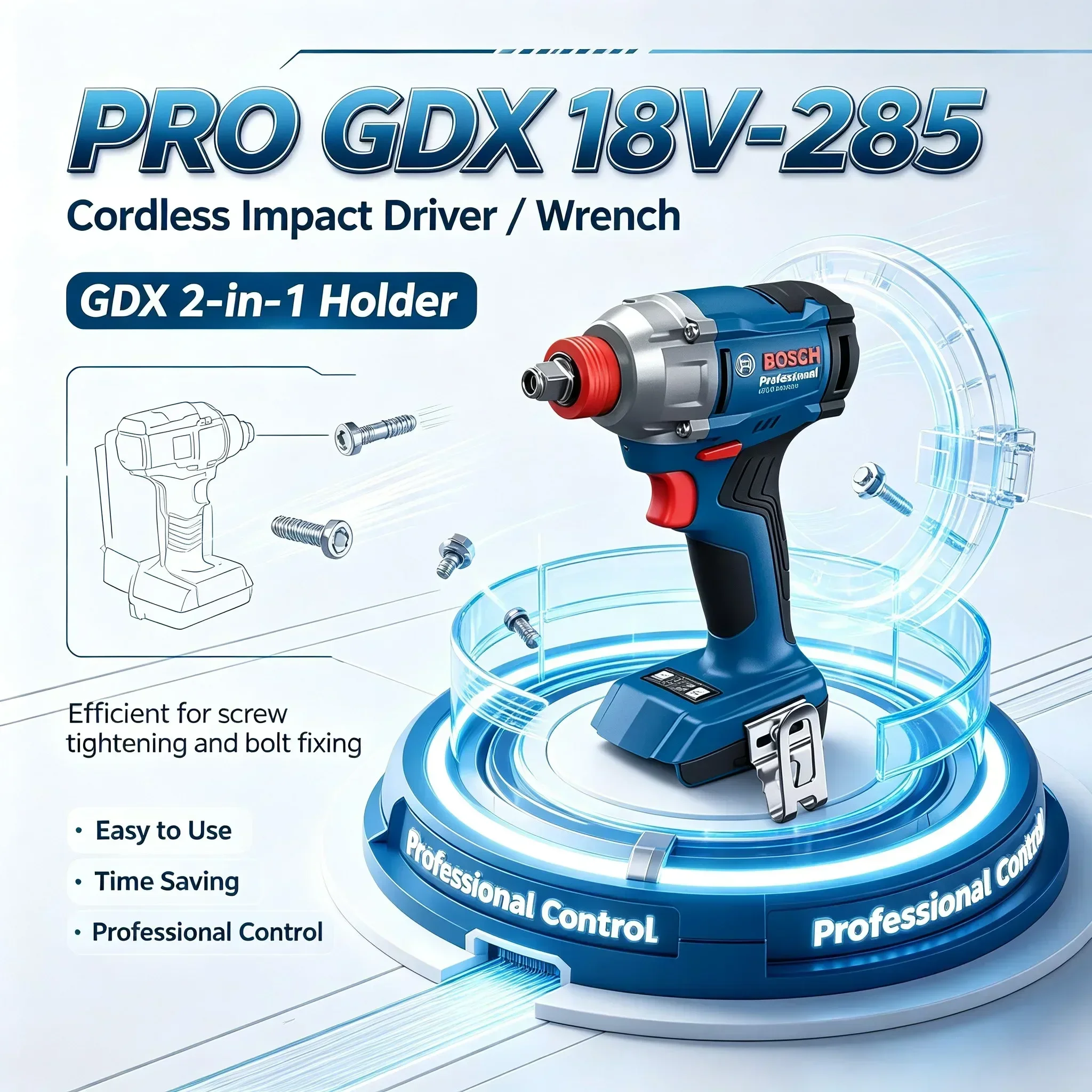 Bosch GDX 18V-285 Cordless Imp - Power Tools Impact ulasan dan harga