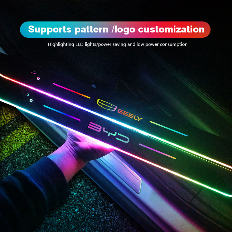 Customized Car Door Sill Light - Power Tools Logo ulasan dan harga
