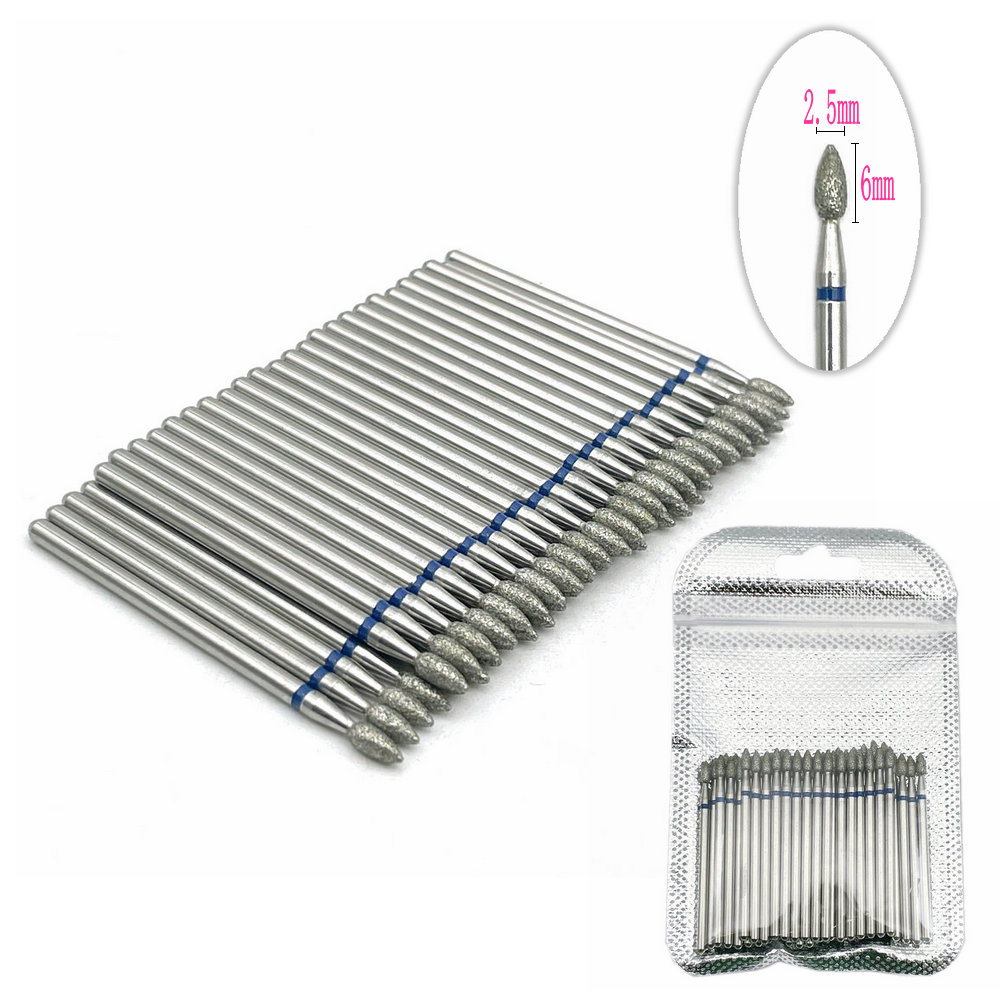 50pcs Nail Diamond Drill Bit S - Power Tools On Sale ulasan dan harga