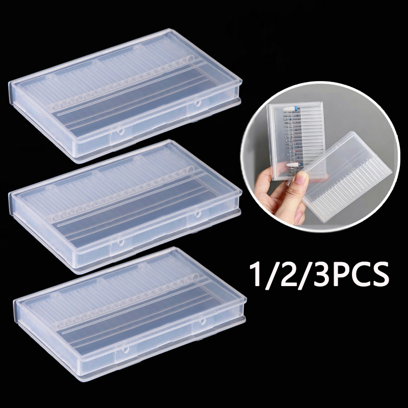 1/2/3PCS 20 Slots Clear Nail D - Power Tools Holder ulasan dan harga