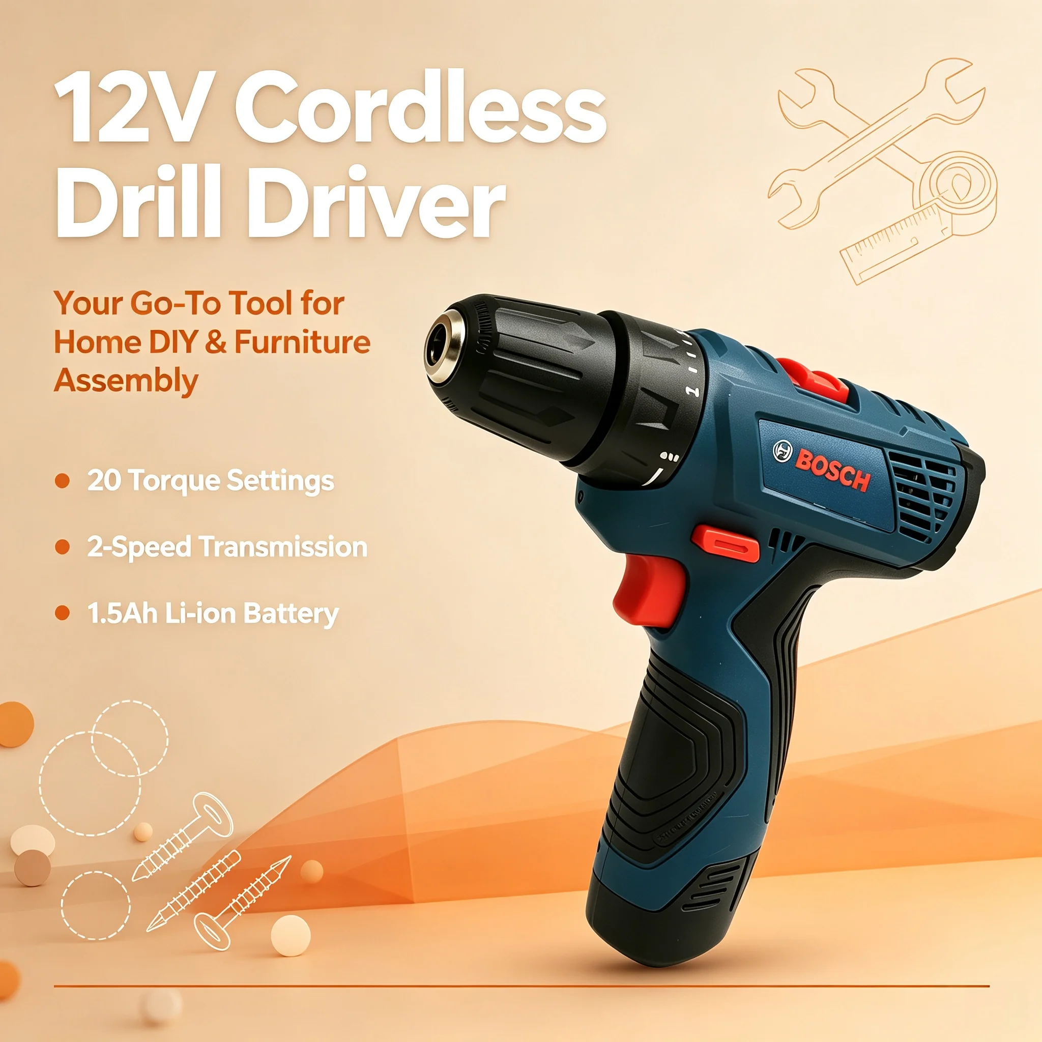 Bosch GSR120 Multi-Function Ha - Power Tools Hand Tools ulasan dan harga