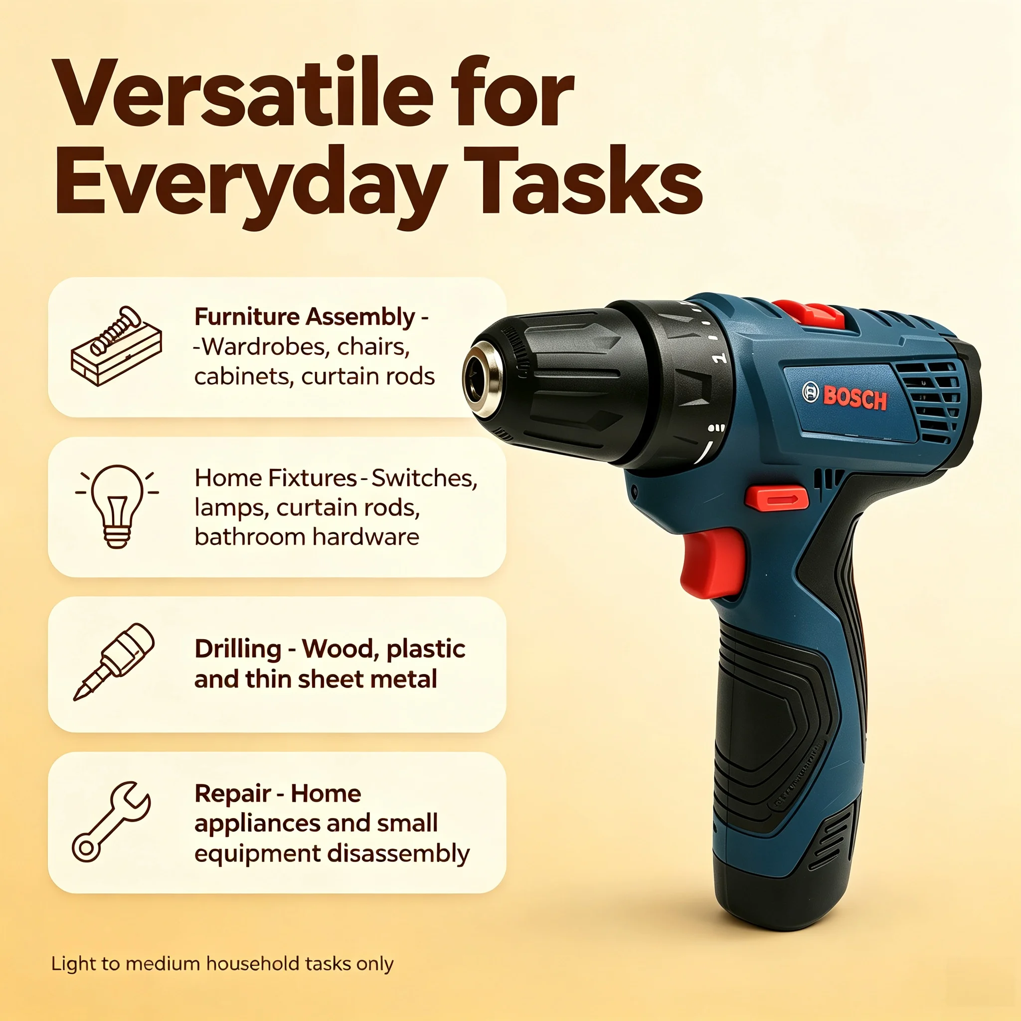 Bosch GSR120 Multi-Function Ha - Power Tools Hand Tools ulasan dan harga