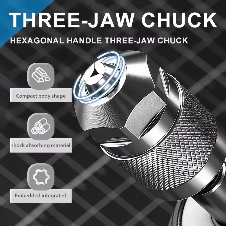 3-Jaw Keyless Drill Chuck Adap - Power Tools On Sale ulasan dan harga