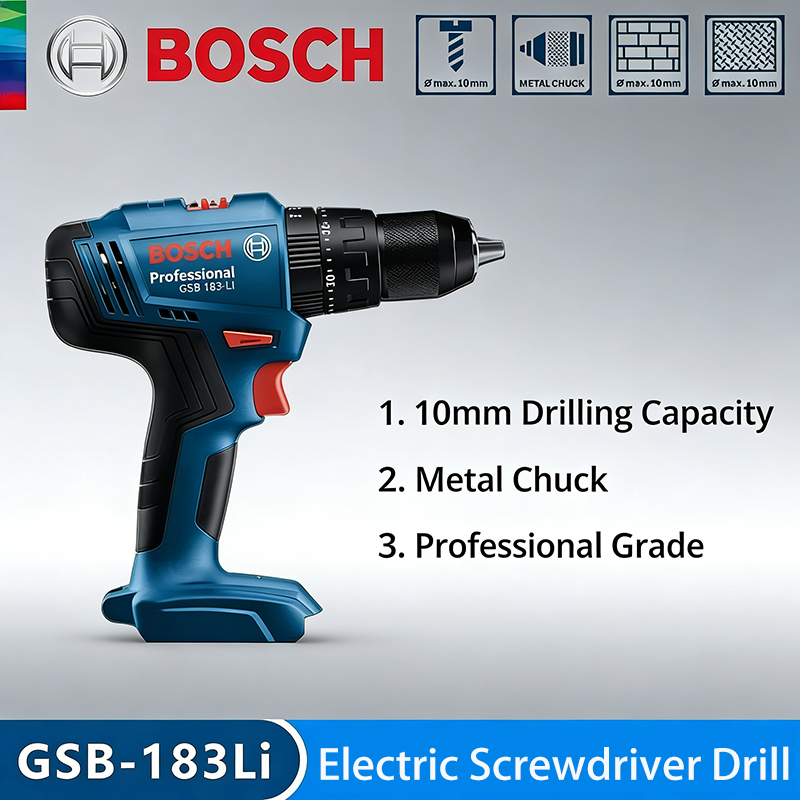 Bosch GSB183-LI Electric Drill - Power Tools Bosch ulasan dan harga
