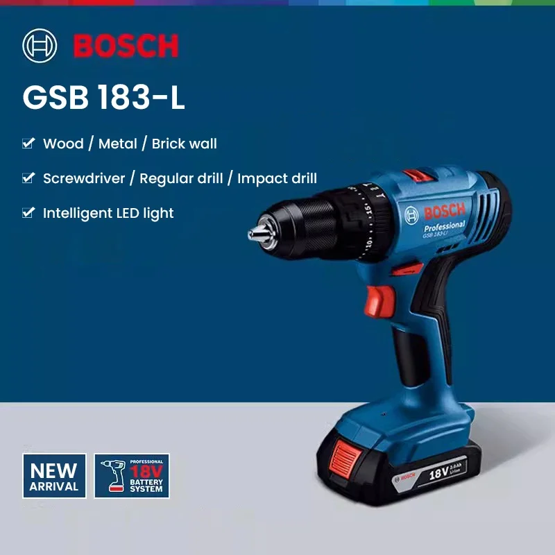 Bosch GSB183-LI Electric Drill - Power Tools Bosch ulasan dan harga