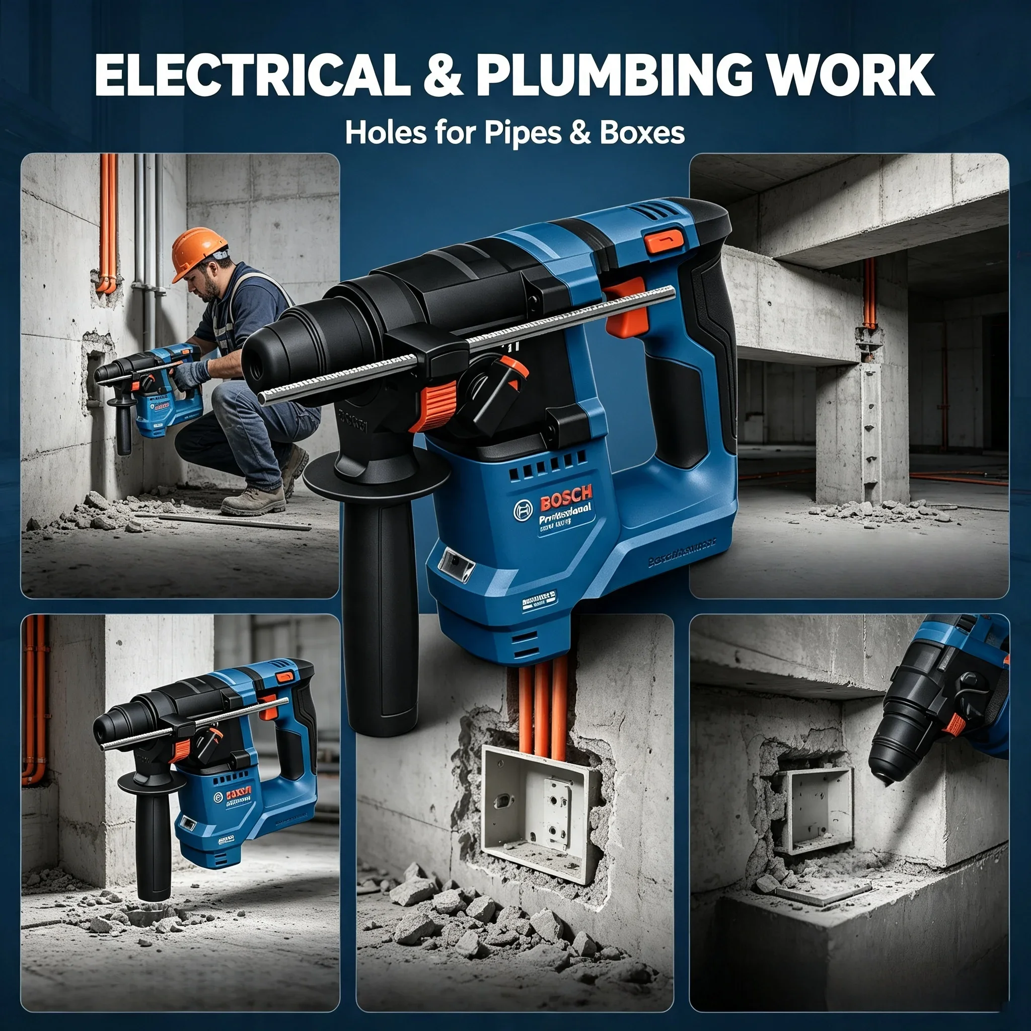 Bosch GBH 18V-18 Cordless Rota - Power Tools Impact ulasan dan harga