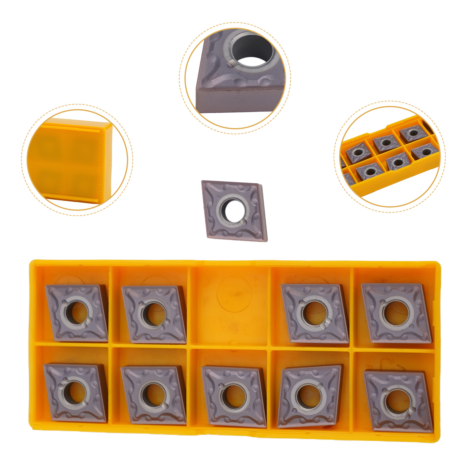 New CarbideTurningInsert Preci - Power Tools Yellow And Black ulasan dan harga