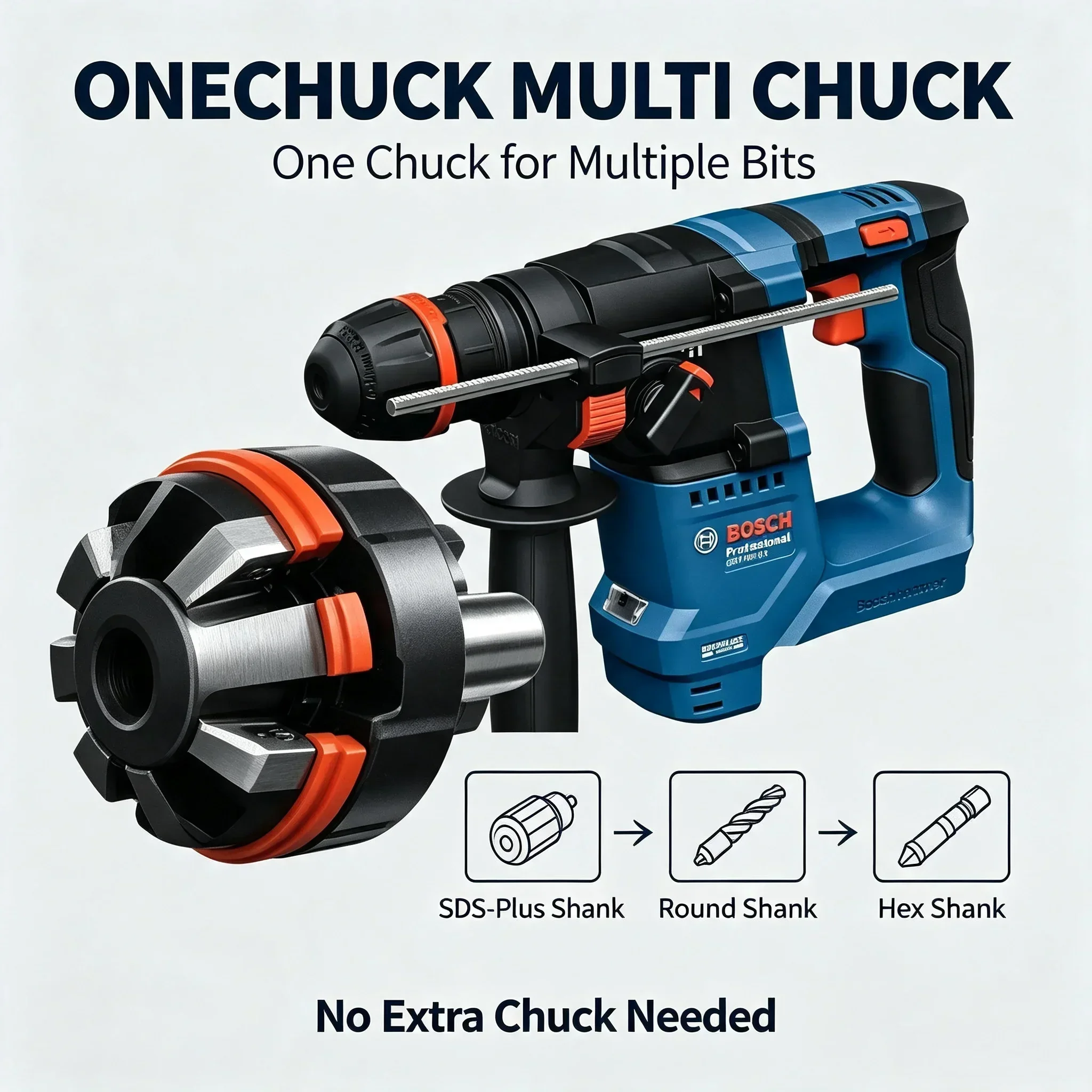 Bosch GBH 18V-18X Cordless Rot - Power Tools Impact ulasan dan harga